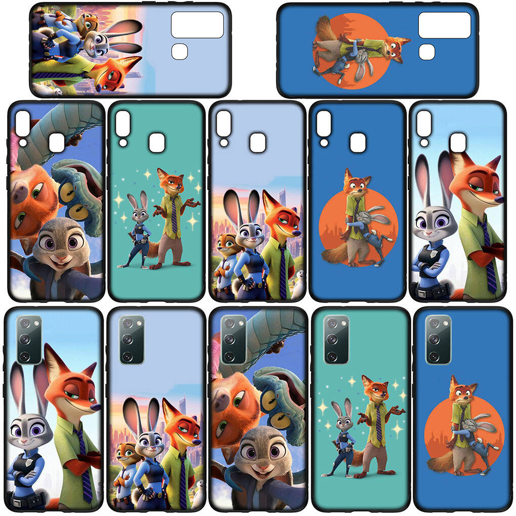 Pouzdro na telefon pro iPhone 17 16 15 Plus XR Huawei P30 P20 Lite Redmi Note 14 12 11 13 Pro Max OPPO A60 A80 A40 A18 Plakát Nick Garys Zootopia 2 Judy Kryt