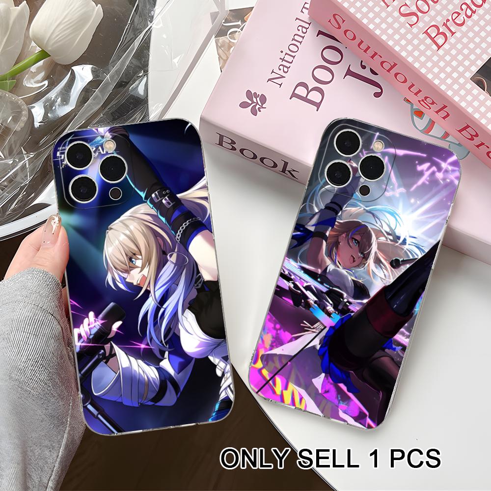 HSR Serval Clear TPU Mobile Case for iPhone 17 16 15 14 13 12 11 X XR XS Air Pro Max Plus Mini Colorful Cover