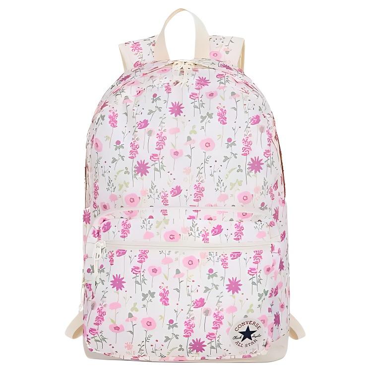 Converse Go 2 Floral Pattern Vintage Polyester Backpack Women Backpack Purple Multicolor 10028323-A01 Purple Multicolor 11300₽