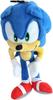 Sonic the Hedgehog Shadow and Sonic Plush Clips with Small Zipper Pouch 2 Pieces of 8" - (1 Each)