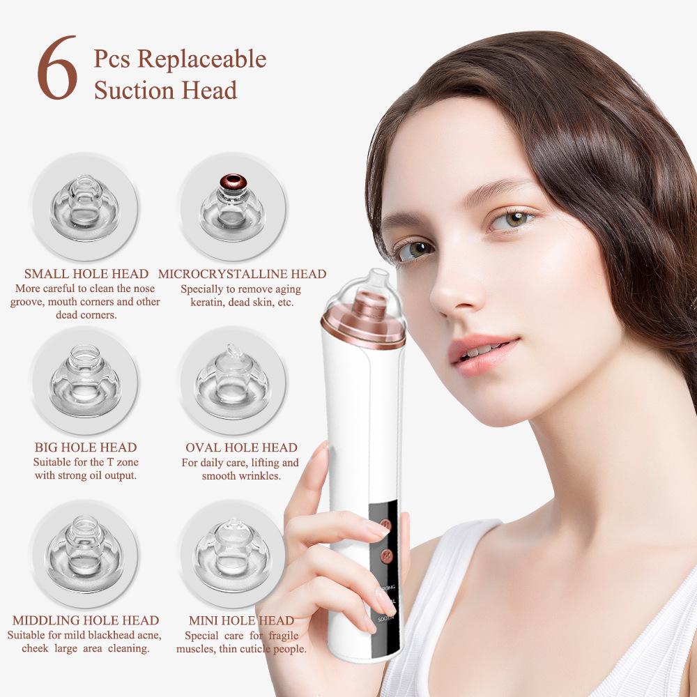 Rechargeable Blackhead & Pore Cleaner Suction Instrument