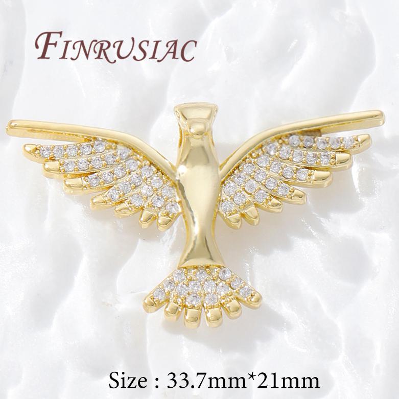 18K Real Gold Plated Crystal Charms For Jewelry Making,Trendy Jewellery Charms Accessories,Pendant For Needlework
