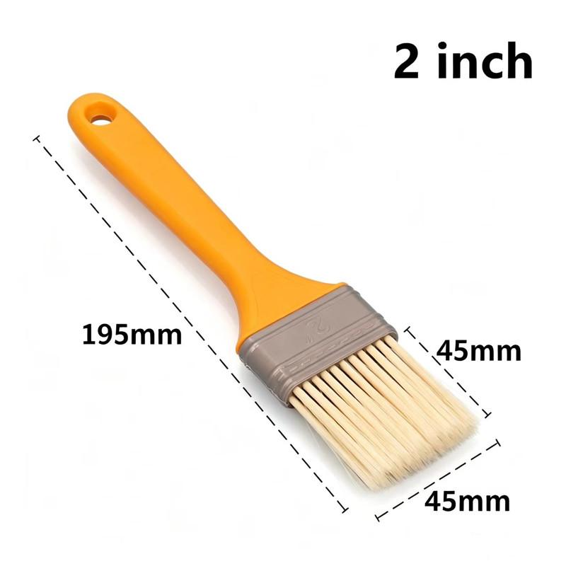 5Pcs Practical Plastic Paint Brush Multifunction Wall & Furniture Paint Tool Set Painting Brushes 1-3 Inch Artist Paint Brushes