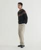 COVERNAT Jacquard Pattern Pullover Brown