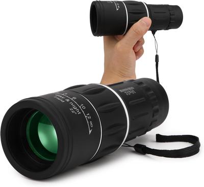 Monokulár 16x52 s duálním ostřením Vylepšený kapesní dalekohled 66m/8000m pro kempování, koncerty, rybaření, lov, pozorování