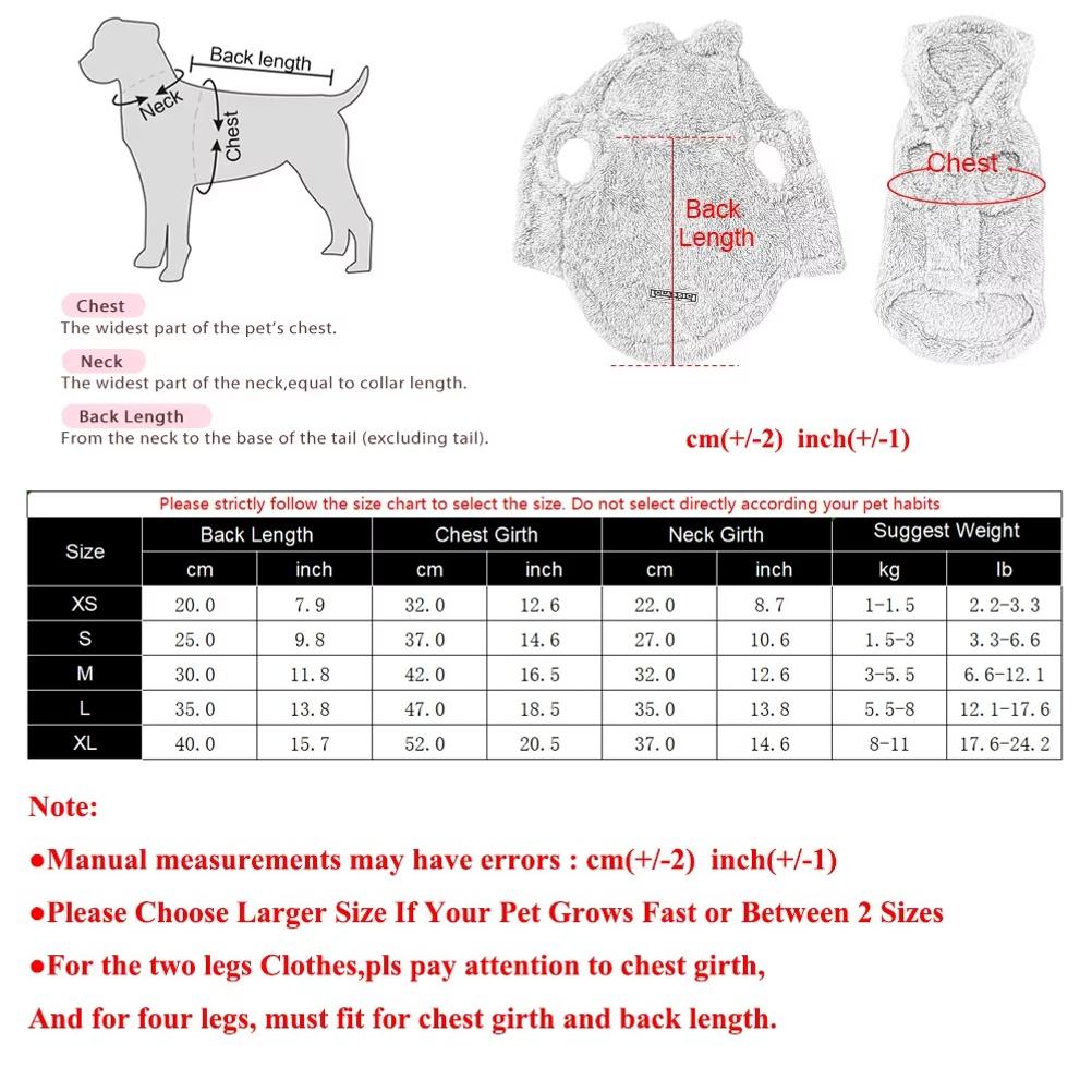 Abrigo Sudadera para Gatos Mascotas Para Perros Pequeños Medianos Invierno Cálido Polar Ropa para Cachorros Gatitos Chaqueta Acogedora Linda Suéter para Gato Esfinge Ropa