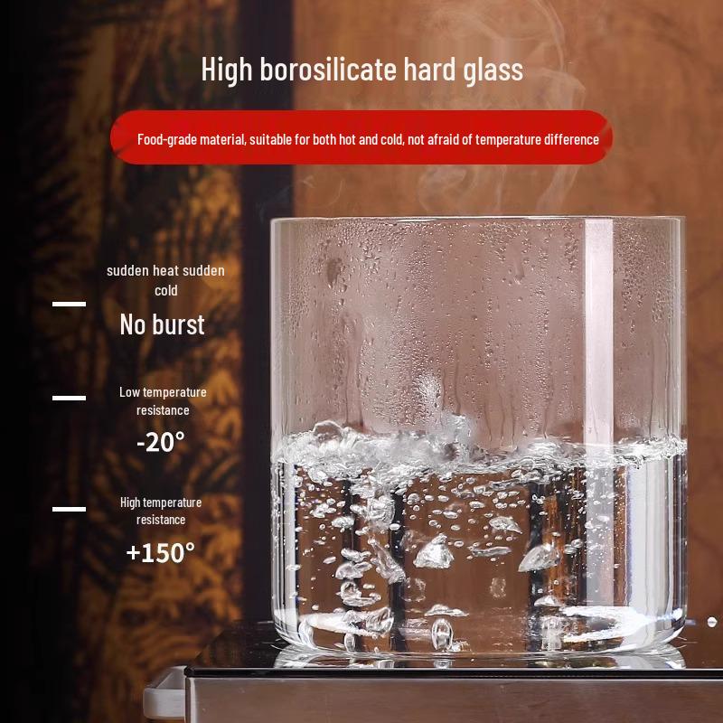 Glass Beverage Dispenser: High-Temperature Resistant Lemonade, Tea, and Juice Container