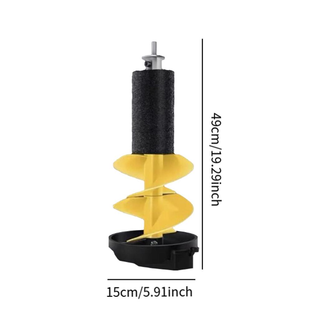 Eisbohrer Bohrer Nylon Tragbar Schnellschneidend Aluminiumlegierung Eisfischen Zubehör für Meeresfischen Outdoor-Aktivitäten Winter
