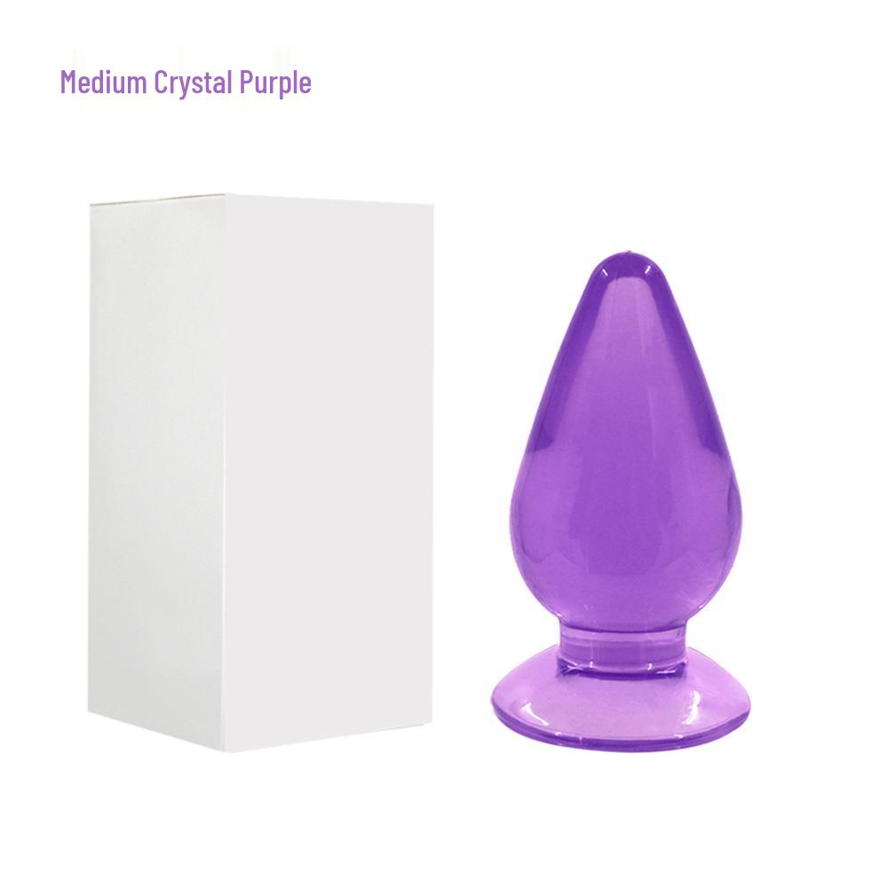 Jumbo Transparent Anal Plug Set: Large, Medium, Small High-Clear Beads