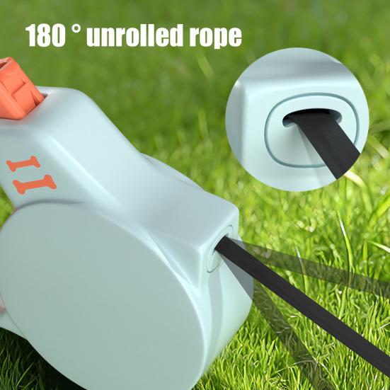 Retractable Dog Leash with Ergonomic Handle One-Hand Brake Lock Heavy Duty Adjustable Escape-proof Small Medium Large Dogs Traction Rope