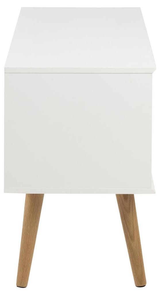CABINET Mitra chest of drawers white SLIDING DOOR Scandinavian