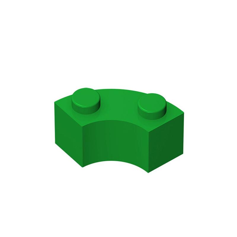 20PCS MOC Parts 3063 85080 Brick Round Corner 2x2 maccheroni mattoni compatibili fai da te Assmble Building Blocks particella Ki