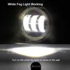 2 Pieces 30W 6000LM LED Fog Light Angel Eye Daylight For Suzuki Swift Sport 2007-2020 H11 Canbus Car Front Fog Lamp DRL Assembly