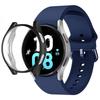 Silicone Strap+TPU Case for Samsung Galaxy Watch 5 44mm 40mm/4 44mm 40mm Sport Wristband for Samsung Watch 5/4 Protective Shell