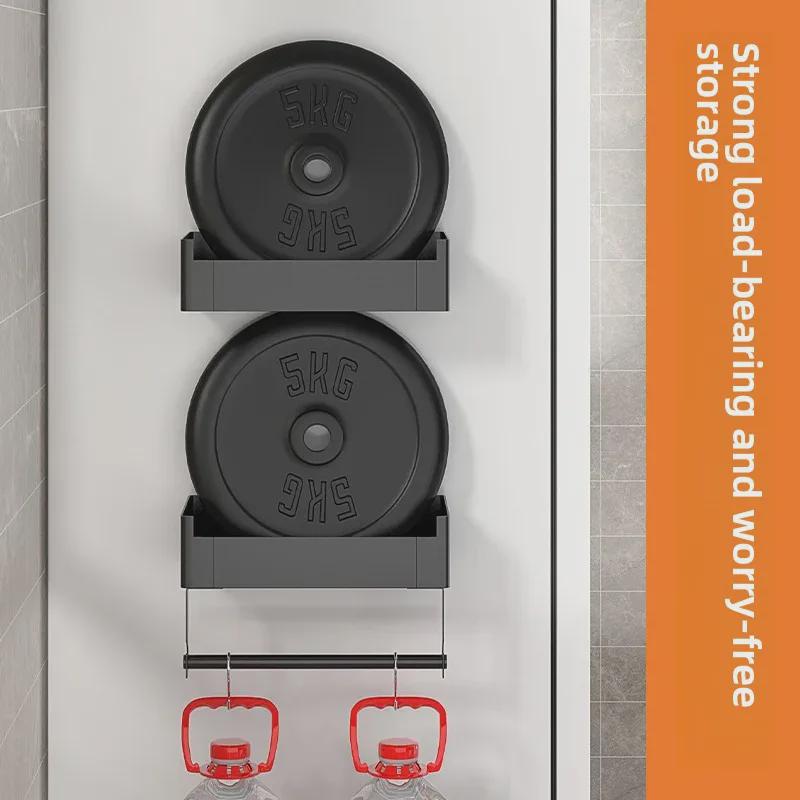 Magnetický kuchyňský stojan bez děrování: Vícevrstvé, pevné a nosné úložné systémy s tyčemi.