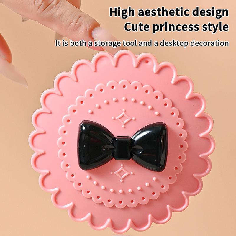 Mini Fashion Eco-Friendly False Eyelash Storage Box Flower Shape Abs Makeup Cosmetic Tool Portable Case Organizer