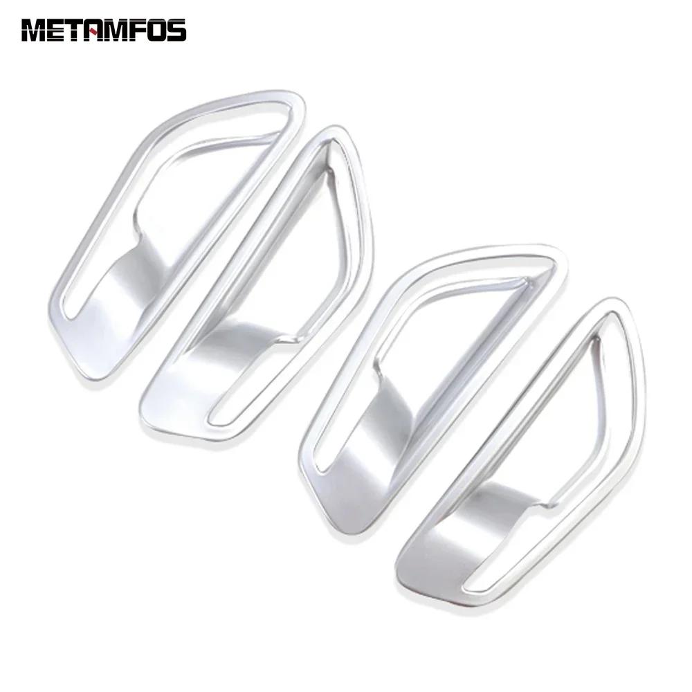 For Hyundai Tucson -2024 2025 Carbon Fiber ide Door Handle Bowl Cover Trim Frame Sticker Interior Accessories Car Styling ABS Matte Plastic