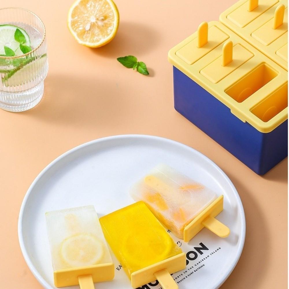 Creative Design Homemade Ice Box DIY Popsicle Mold Cube Tray Ice Cream Popsicle Mold Kitchen Use