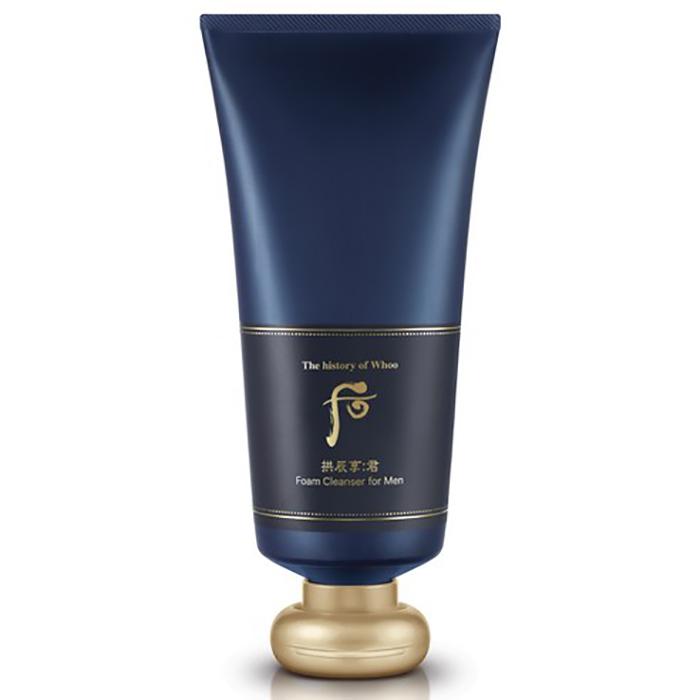 The history of Whoo Gongjinhyang: Gun Jayang Foam Cleanser for Men – Pore Purifying Hydration, Korean