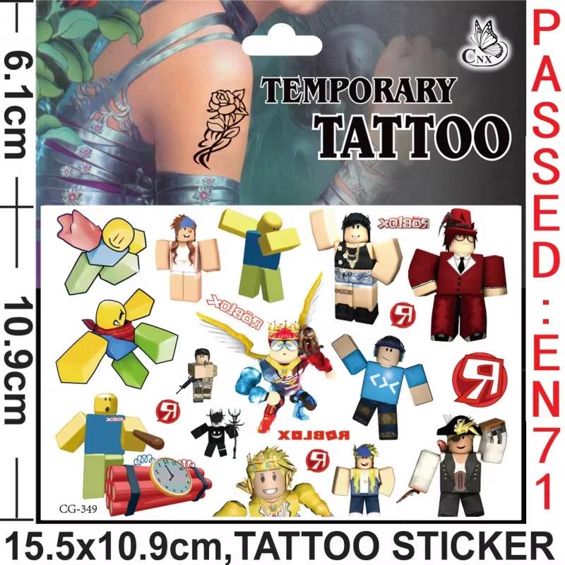 Roblox Theme Children's Birthday Party Favors Gift Bags Slap Bracelets  Wristbands Balloons Stickers Tattoo Stickers Decorations