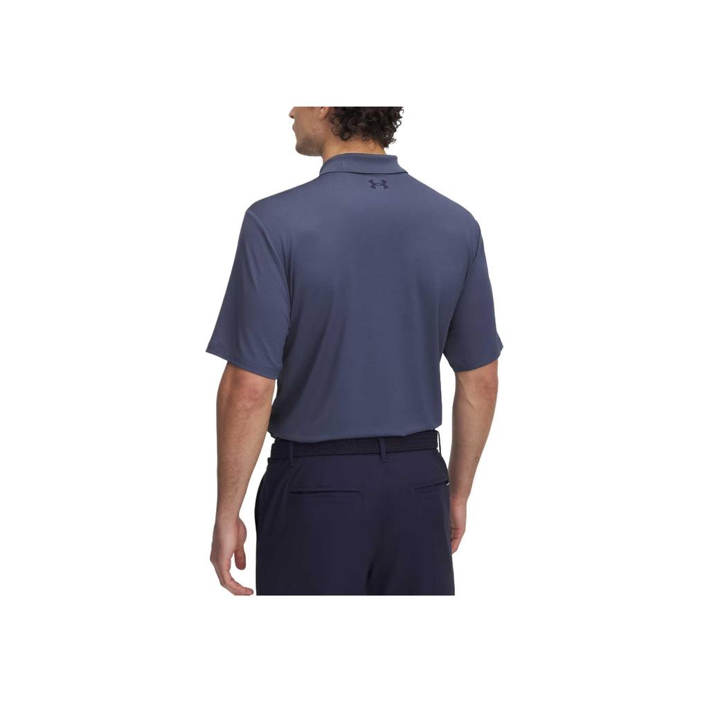 Under Armour Comfortable Stylish Minimalist Versatile Short Sleeve Polo Shirt Men tops Navy-Blue 1377374-044
