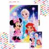 Diamond Art Painting Kit Elsa Minnie Ariel Castle Home Wall Decor Handmade Gift