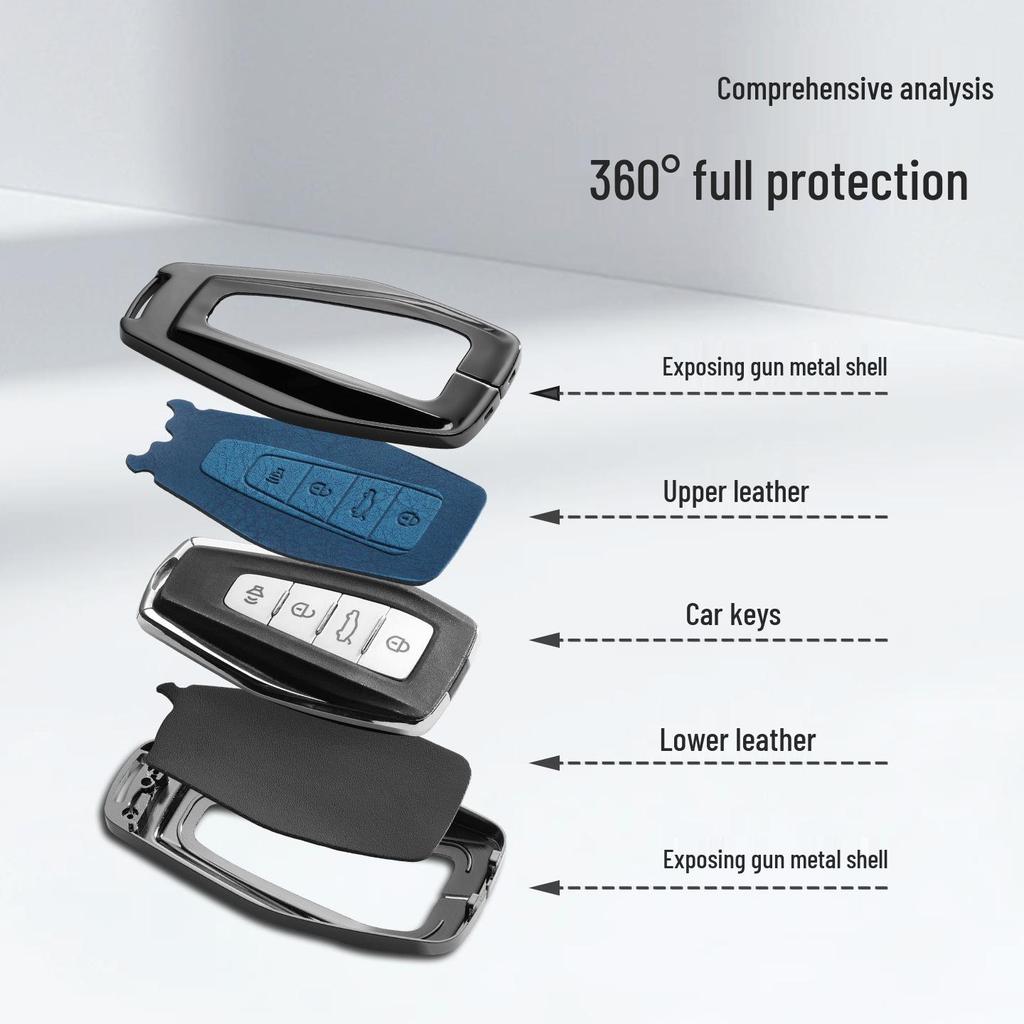 Geely Xingyue L, Boyue Pro, Xingrui, Emgrand GL, Vision X3/X6, Panda Car Key Cover