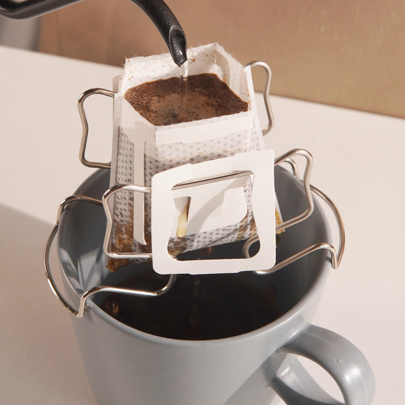 Hanging Ear Drip Coffee Bag Holder Portable Reusable Outdoor Tea Filters Dripper Baskets for Easy Pour Over