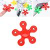 Plastic Fivestar Finger Spinner Gyroscope With Spiral Bearings For Stress Relief And Focus