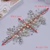Floral Jewelry Rhinestone Headband Bridal Hair Accessories  Evening Dress Decoration