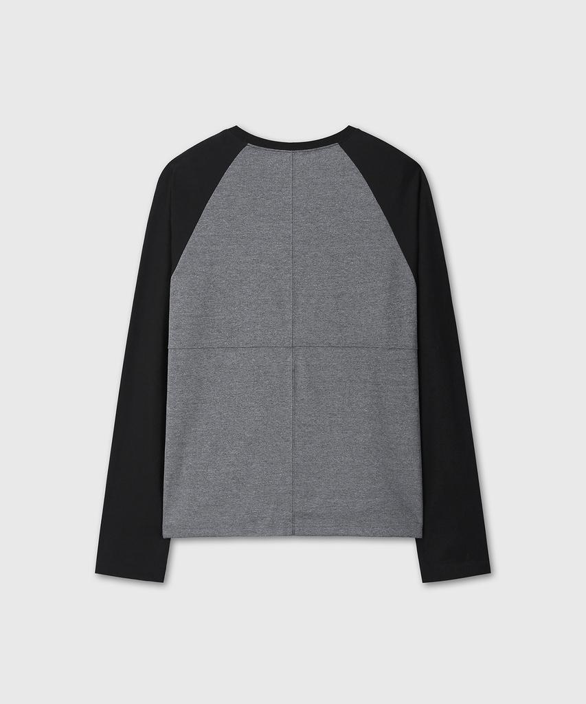 DIVEIN Raglan Long Sleeve (Charcoal)