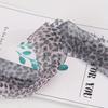 Organza Shoelaces, 1 Pairs and 2 Pairs Fashionable Satin Ribbon Shoelaces, Leopard Print Pattern Ribbon Yarn Lace Shoelaces