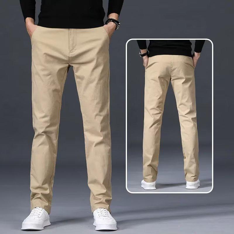 Casual pants men's autumn thin pants men's straight loose men's trousers business men's versatile tooling men's trousers