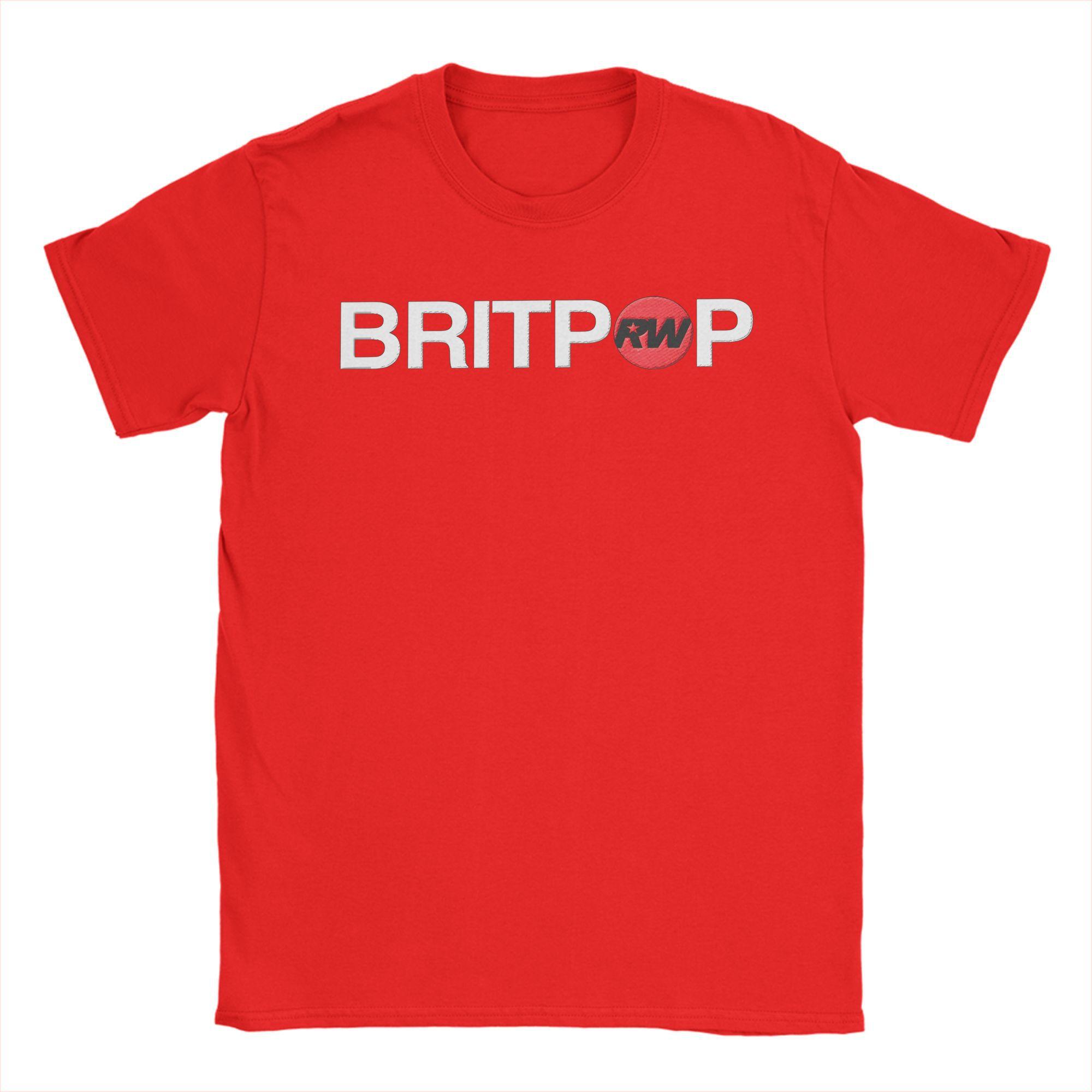 Робби Уильямс Britpop Тур 2025 Футболки Мужские Забавные Хлопковые Футболки С Круглым Вырезом С Коротким Рукавом 6XL Одежда S