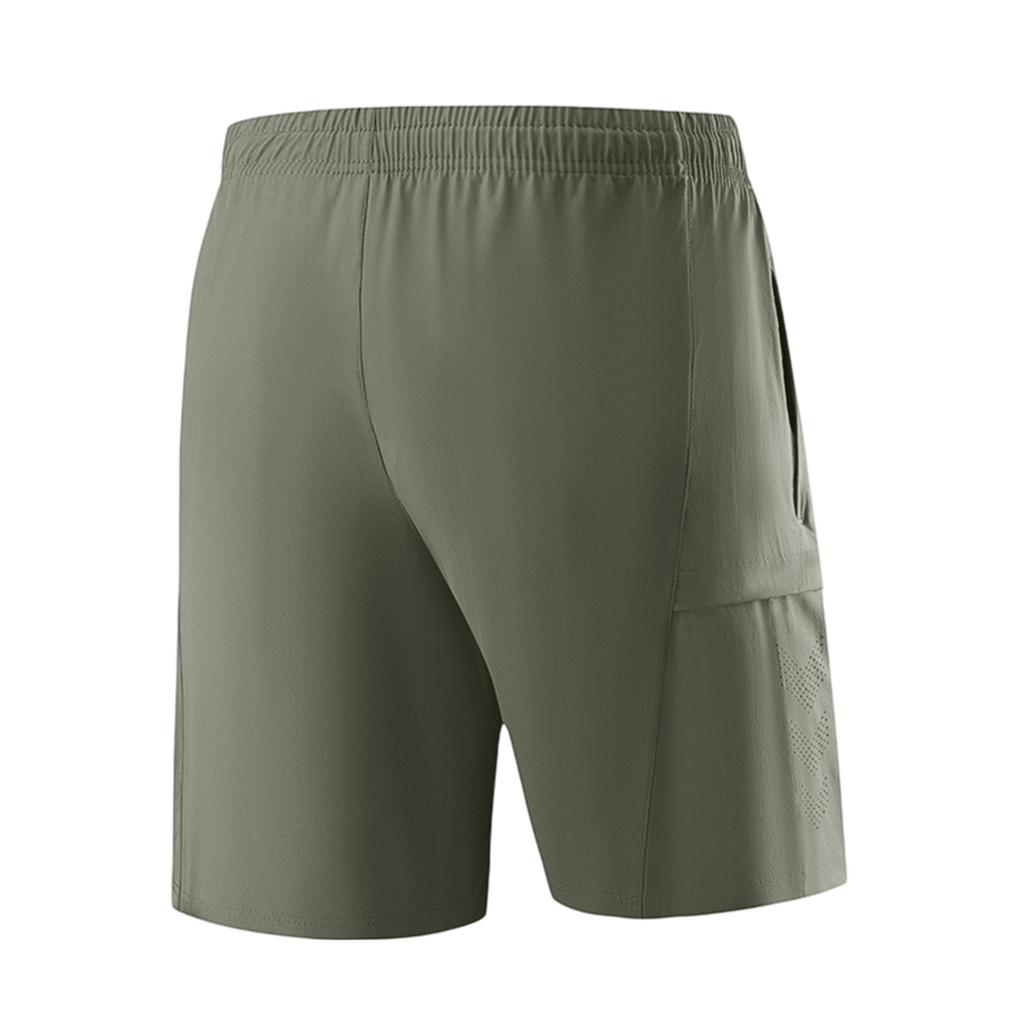 Men's Summer Quick Dry Shorts with Zipper Pockets Lightweight Breathable Athletic Running Gym Workout Shorts for Outdoor Activities
