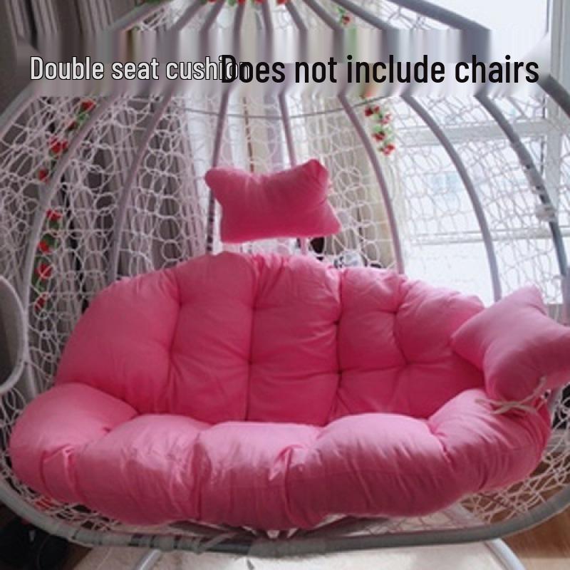 Double Hammock Hanging Chair Cushion - Thick, Washable Rattan Chair Cover for Autumn