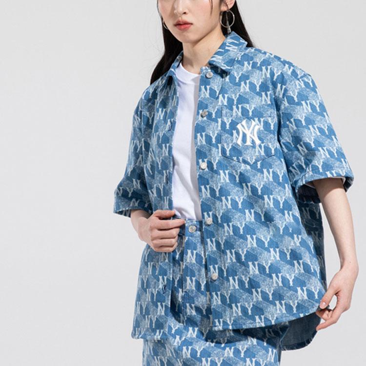 New MLB New York Yankees Shirt Unisex Light Blue 3FDRM0633-50SBL