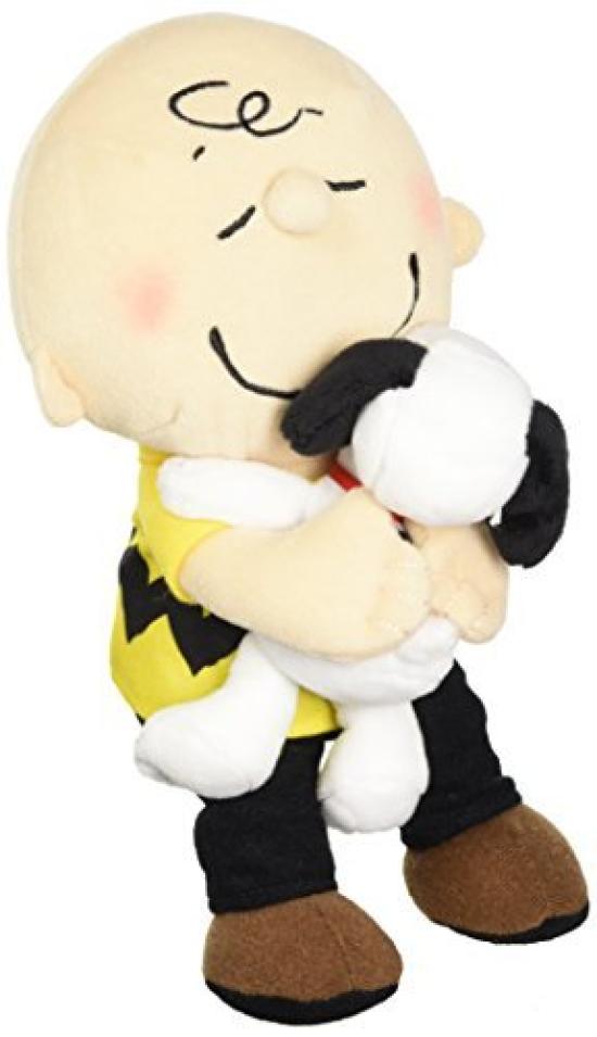 Yoshitoku SNOOPY Charlie Hug Plush Toy 182400