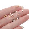 20Pcs/Pack 2*2mm 14/18K Gold Plated Polygonal Spacer Beads For Handmade DIY Jewelry Making Bracelet Necklace Accessories