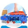 Car Truck Dinosaur Transport Carrier With12 Pull Back Dino Car Toy For Gift Kids