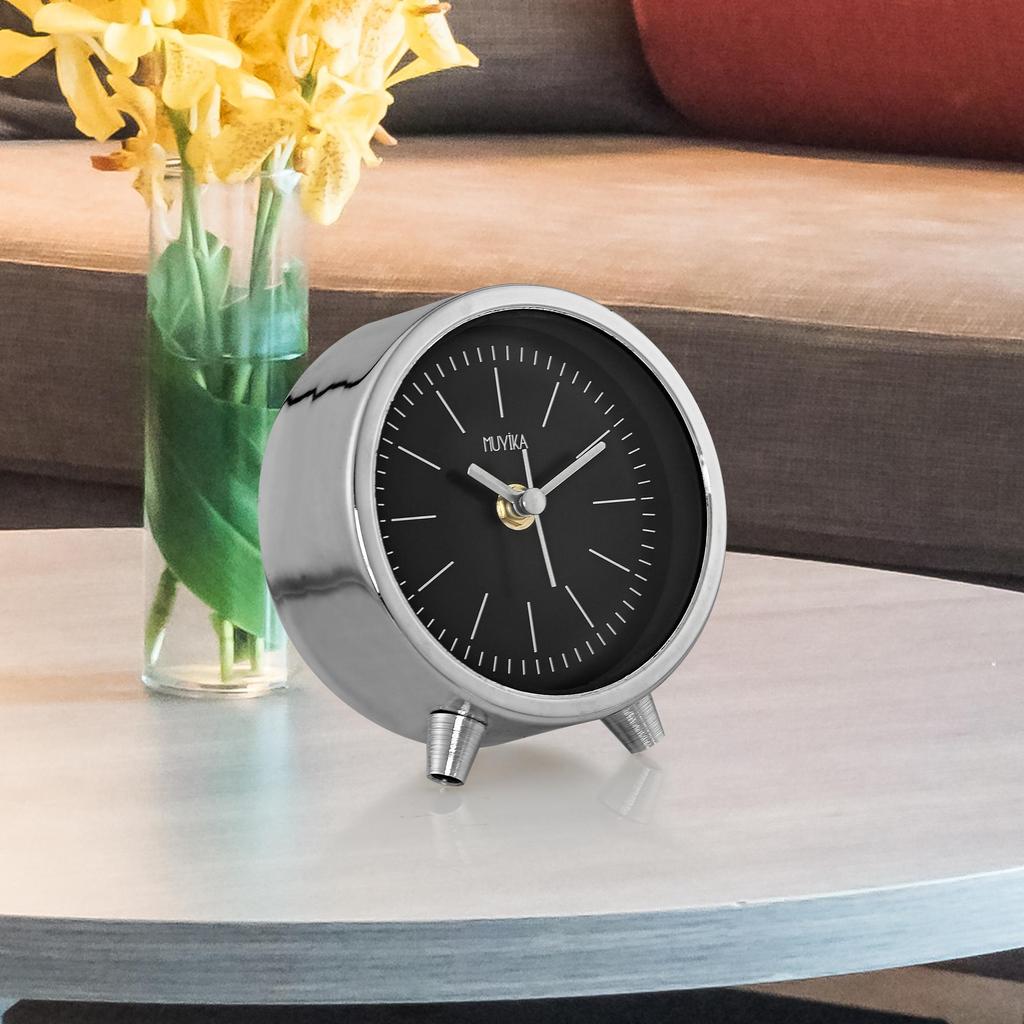 MUYIKA A Ancora Metal Table Clock 15x13cm