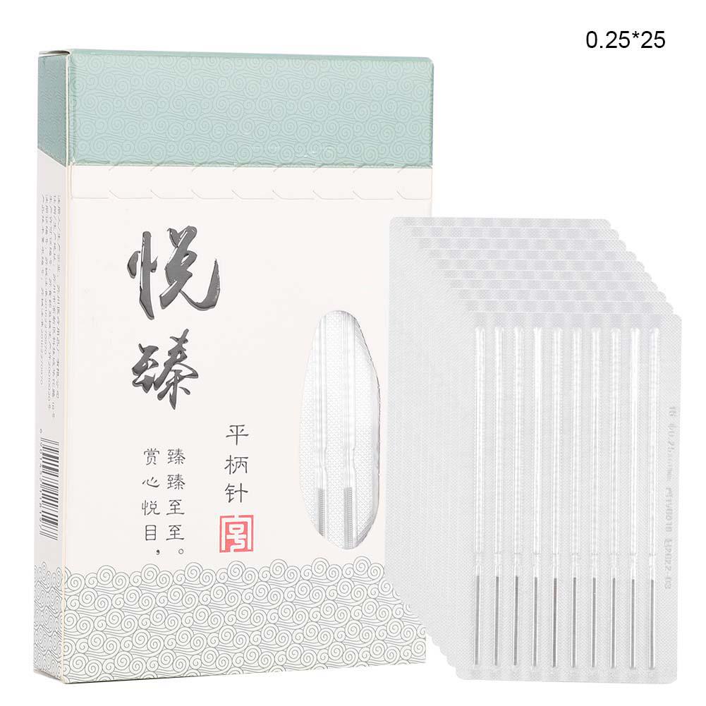 100pcs   Box Disposable Sterile Acupuncture Needle Stainless Steel Needle0.25 X 25