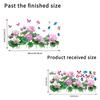 Self-Adhesive Waterproof Wall Sticker Lotus Lotus Leaf Butterfly Design for Living Room Bedroom Hallway Home Decoration