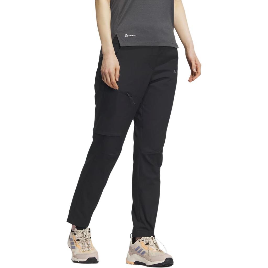 Adidas Solid Color Outdoor Sun Protection Straight Leg Sports Pants Men Pants Black IL8903