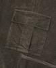 CAMEL WORK Wide Corduroy Cut Cargo Pants (Green)