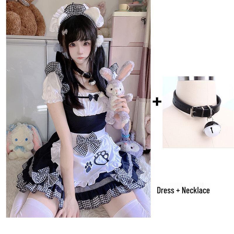Sweet Kitten Anime Lolita Maid Cosplay Dress