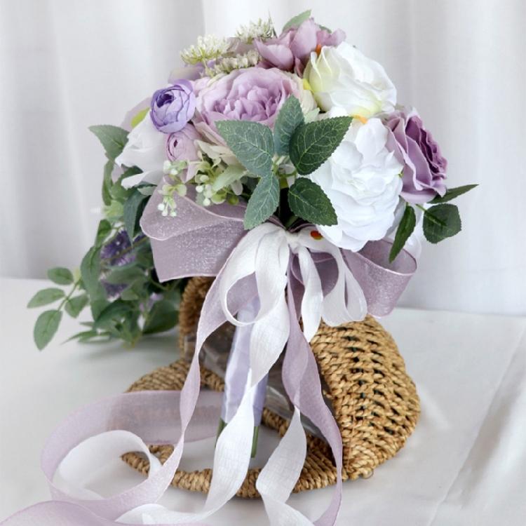 Unique Water Drop Flower Handheld Bride Flower Arrangement for Wedding Ceremony