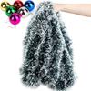 10M Christmas Decorations Green Cane Ribbons Garland DIY Xmas Tree Ornaments Green Cane Ribbon Wreath Hanging Pendent Home Decor