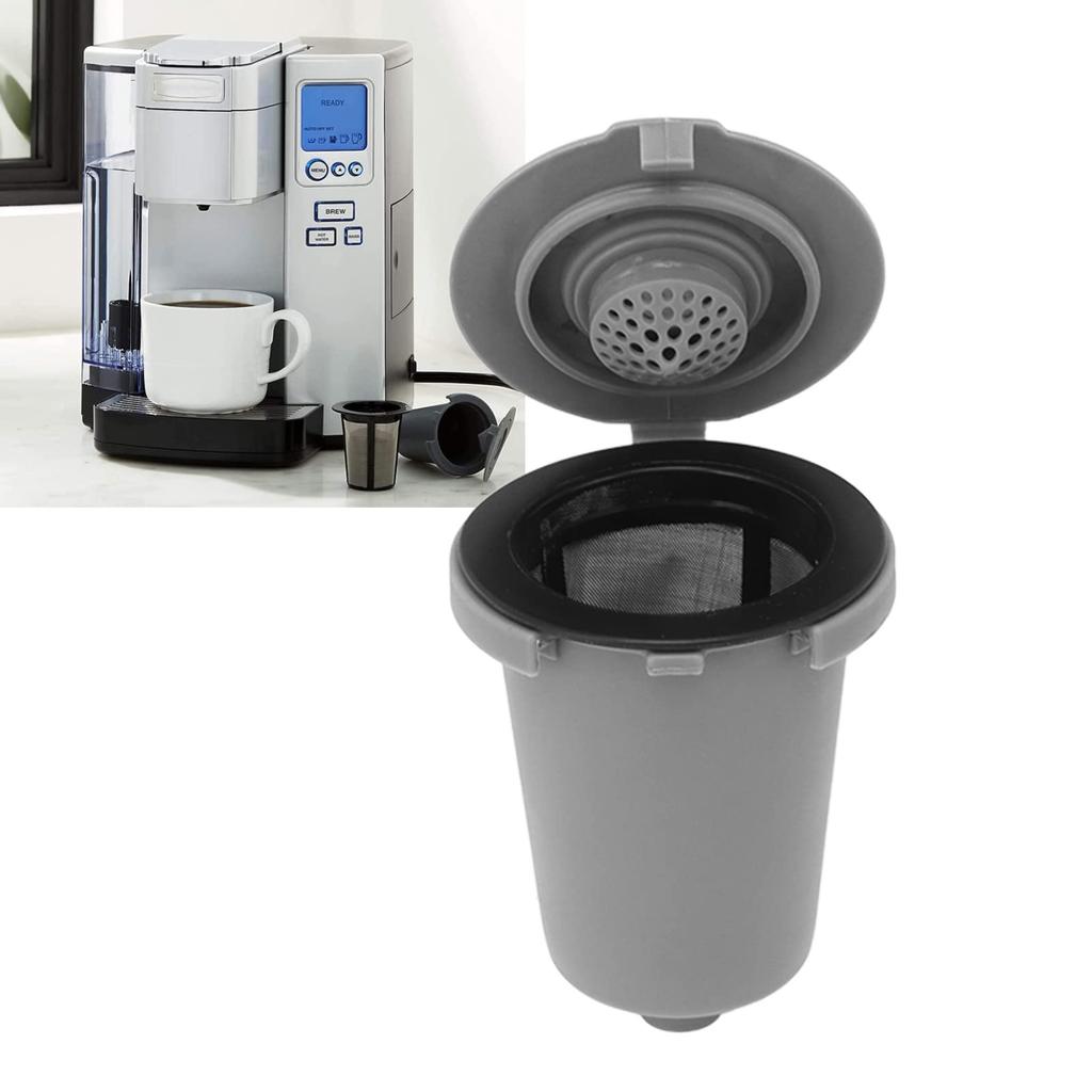 Coffee Capsule Practical Lightweight Single Cup Coffee Dripper Coffee Filter Reusable Ground Coffee Filter for Cuisinart Coffee Machines Cup, Capsule,