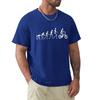 Evolution Skeletons Biker T Shirt Harajuku Short Sleeve T-shirt Cotton Graphics Tshirt Tops